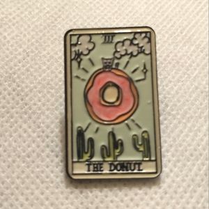 🧁 3/$30 The Donut Tarot-Inspired Enamel Pin NEW